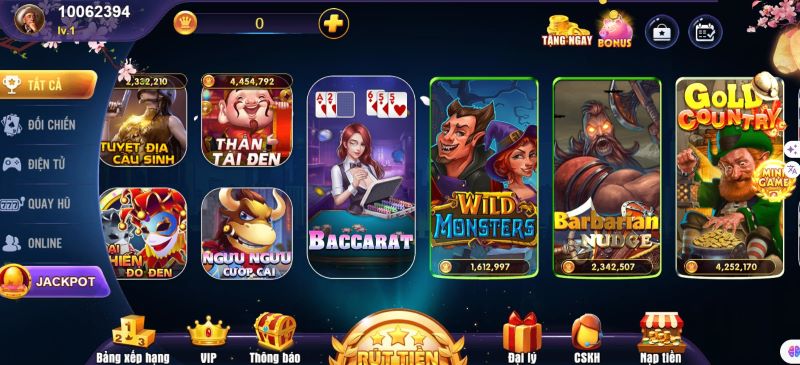 Nổ hũ 8US - Chinh chiến và nhận thưởng cực khủng 2 Các tựa game nổ hũ tại cổng game 8US