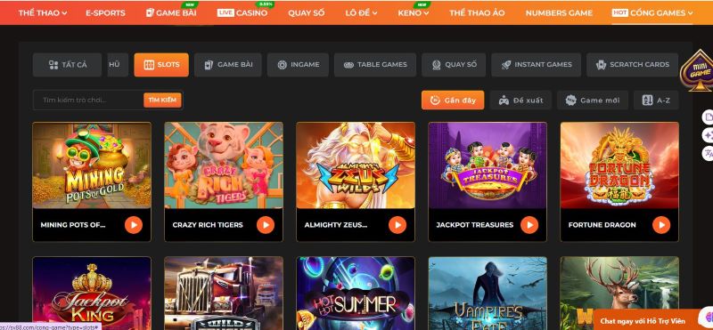 Nổ hũ SV88 - Điểm hẹn hoàn hảo cho tín đồ mê slot game 2 SV88 sáng tạo nhiều chủ đề nổ hũ thú vị