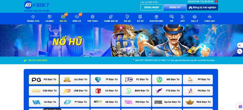 Nổ hũ F8bet - Cá cược cùng cổng game đẳng cấp 2024 1 Thông tin khái quát về sân chơi nổ hũ F8bet